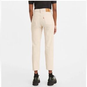 Levi's Ecru Wedgie Jeans